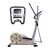 BZLLW Elliptical Machine,Home Multi-Function LCD Two-Way Magnetic Control Mute Fitness Equipment,8-Speed Adjustable,Exercise Bike,for Men and Women Use