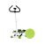 MGIZLJJ Stepper Elliptical Trainer Handrail Stepper Home Multi-Functional Fitness Equipment Slimming Equipment Slimming Pedal Machine Green 35 40 110cm