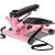 MGIZLJJ Stepper Stepper Home Mute Fitness Stair Stepper for Women and Man Mini Stepper Fitness Cardio Exercise Trainer Stovepipe Waist Fitness Equipment to Lose Weight (Color : Pink)