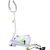 Shirleyle-Fitn Home Elliptical Trainer Elliptical Machine Trainer Smooth Quiet Driven Elliptical Exercise Trainer Machine Workout Machine (Color : White, Size : 127x65x48cm)