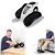 TXDWYF Desk Elliptical Trainer Machine, Under Pedal Exerciser, Mini Sitting Stepper Cycle Bike with Configuring Remote Control and Built-in Display Monitor, Quiet & Compact,Host+RightLegsStand